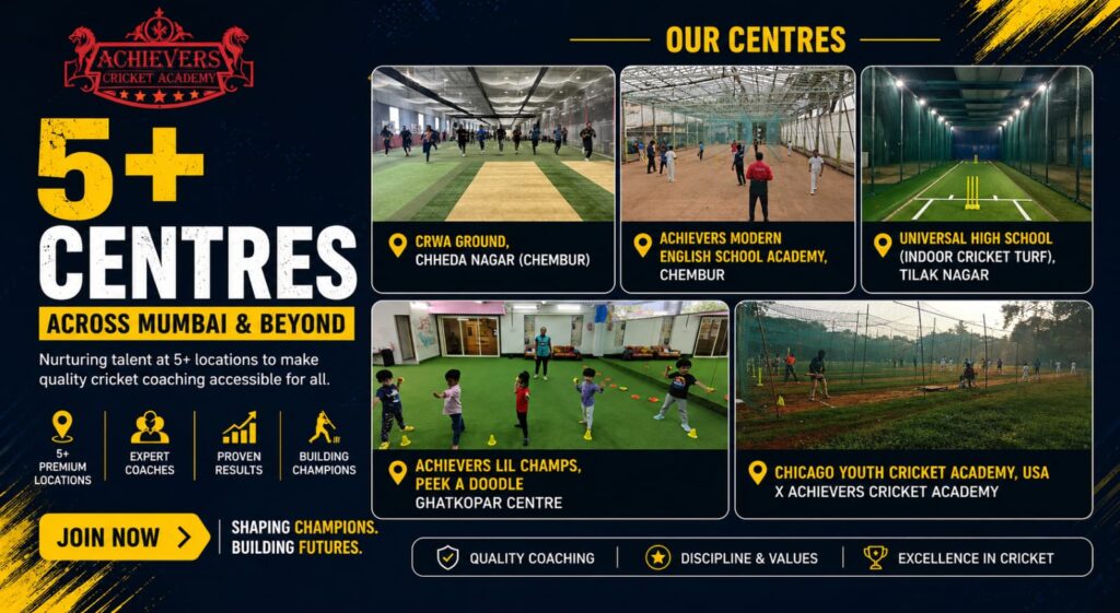 achievers cricket academy in mumbai