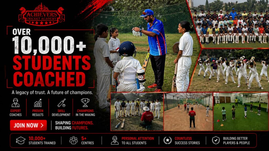 achievers cricket academy in mumbai